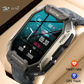 2022 Нов Спорт На Открито 5ATM Водоустойчив Часовник Bluetooth Smart-Часовници За Мъже За xiaomi huawei Android, IOS Умен Часовник За Гмуркане