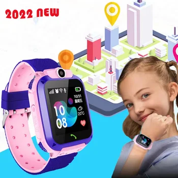 2022 Нови Q12 Детски Часовници Предизвикателство детски Умен Часовник SOS Телефон Часовници Умни деца, снимани с вашата СИМ-карта умен часовник е Водоустойчив IP67