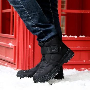 2022 нови зимни мъжки и дамски зимни обувки, нескользящие износоустойчиви топло кадифе пътни обувки, градинска обувки, памучен обувки