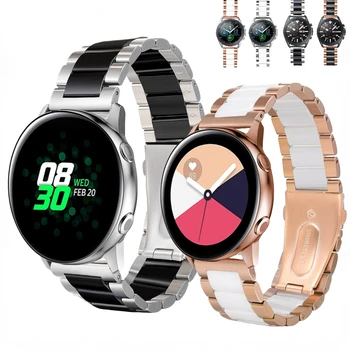 22 мм и Метален + Керамичен Каишка За Samsung Galaxy Watch 3 46 мм/Huawei Watch GT2 46 мм Гривна Гривна за Amazifit GTR 47 мм каишка