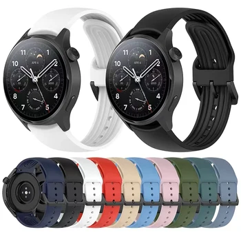 22 мм Силикон Каишка За Xiaomi Watch S1 Pro Active/Color 2 Smartwatch Каишка За Часовник Huawei watch GT3 Pro Гривна Спортен колан