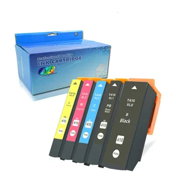 5 опаковки Съвместим мастило касета за Epson 410XL 410 XL за Expression XP-830 XP-630 XP-530 XP-635 XP-640