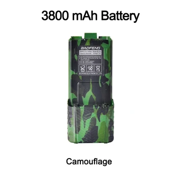 BF UV5R Батерия за радиостанция 3600 mah 7,4 В Голям Капацитет Литиево-Йонна Зелена Избор За Baofeng DM-5R UV-5R UV-5R Плюс UV-5RE