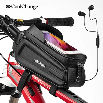 CoolChange Велосипедна Чанта Рамка Сензорен Екран, Телефон Велосипедна Чанта Горната Тръба Велосипедна Чанта Водоустойчива МТБ Велосипедна Чанта ciclismo Аксесоари За Велосипеди
