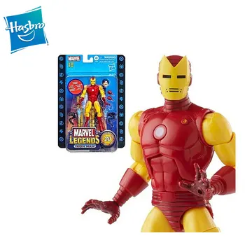 Hasbro Автентични Аниме Фигурки Marvel Легенди Серия 1 Iron Man Активни Съвместни Фигурки Модел На Колекция Хоби Подаръци Играчки