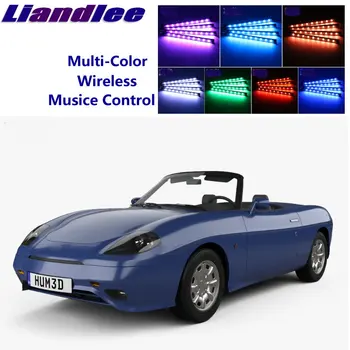 LiandLee Авто Нажежен Вътрешен Пода Декоративна Атмосфера на Седалката Акцент Околния Неонова светлина За Fiat Barchetta
