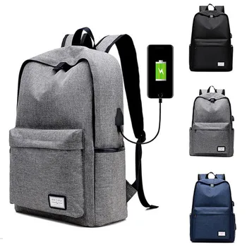 USB Зареждане Раница За Почивка Пътни Чанти Студенти, Училищни Чанти Открит Чанта През Рамо