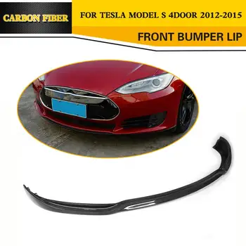 Въглеродни влакна авто стил състезателен заден спойлер за Tesla Model S 2012-2015