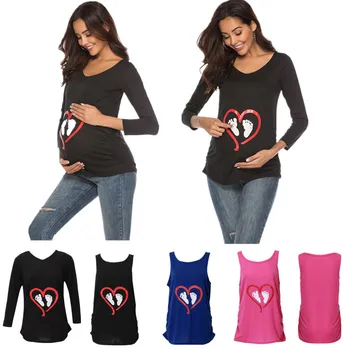 Детска Тениска За Бременни С Принтом За бременни, Тениска С Къс ръкав За бременни, Риза С Обявяването На Бременността, Нови Тениски За Майки, Дрехи