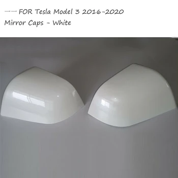 За Tesla, Модел 3 2016-2021 Капачка огледало, Капачка, Накладки, Автомобилни аксесоари, Клипса, лява/Дясна, Не Сгъване и Замяната на