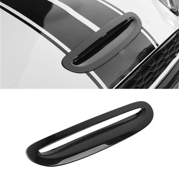 Капачка за входящия Въздух на предния Капак на Колата е от Въглеродни влакна, Хастар Вентилационния капак, за MINI Cooper F55 F56 One 3 Врати 2014-2021
