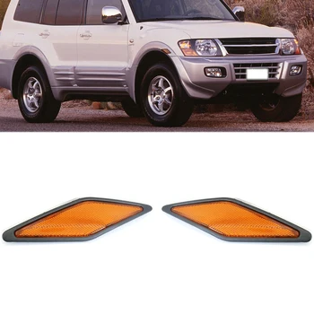 Лявото и Дясното Предно Страничната Рефлектор Контролна Лампа Указател на Завоя За Mitsubishi Pajero Montero V75W 2000-2003 MR495067 MR495068