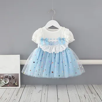 Лятна рокля за малки момичета 2021 година, Сладък Рокли на Принцеси За Момичета, рокля-пакет за парти в чест на рождения Ден, Дрехи за Момиченца, Дрехи за Бебета