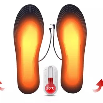 Нагревательная Стелка Моющаяся Многофункционално USB Електрическа Топло За Краката Унисекс Електрически Нагревателни Стелки За Краката на Топло Чорап Мат