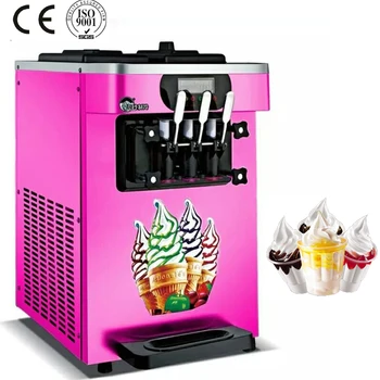 Най-добрата машина за сладолед фабрика за мека проста конструкция електрическа мека машини за сладолед за подаване на
