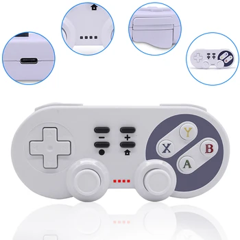Нов мини геймпад безжичен ключ четири в едно ретро мини Bluetooth игрова конзола контролер е съвместим с мулти-платформа