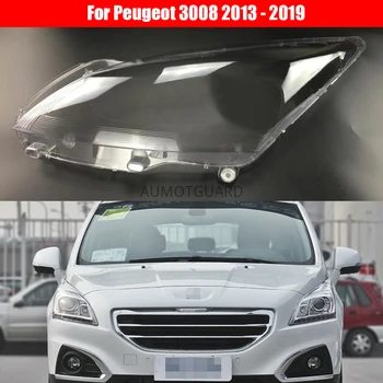 Обектив автомобилни Фарове За Peugeot 3008 2013 2014 2015 2016 2017 2018 2019, работа на смени Капачката на тялото на Автомобила