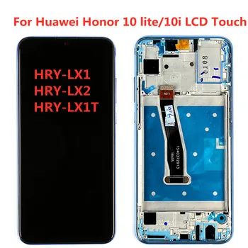 Тест LCD дисплей За Huawei Honor 10 Lite Дисплей Сензорен екран с Рамка на Едро Экранный дисплей За честта 10i Lcd HRY-LX1 HRY-LX2