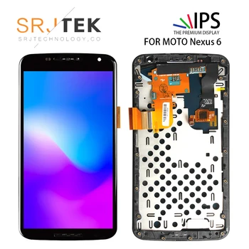 Тестван 5,96 инчов 2560x1440 Дисплей За Google Motorola Moto Nexus 6 XT1100 LCD Сензорен Екран Дигитайзер В Събирането на XT1103