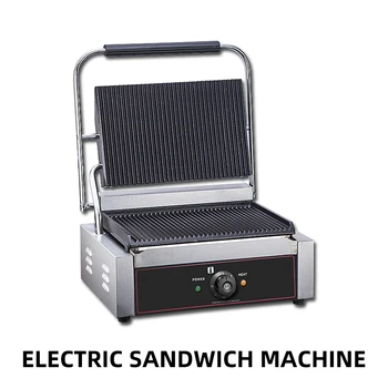 Търговско това е една машина, барбекю сандвич пълна ями машини пържола ивици плоча електрическа машина барбекю Панини