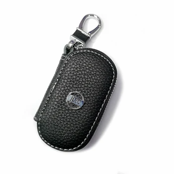 Универсална Кожена Бизнес Чанта За Ключовете От Колата, Бизнес Здрав Кожен Калъф За Ключове От Колата, Чантата За Ключовете От Колата С Аксесоари